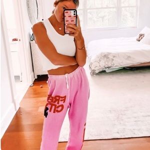 Pink freecity sweats